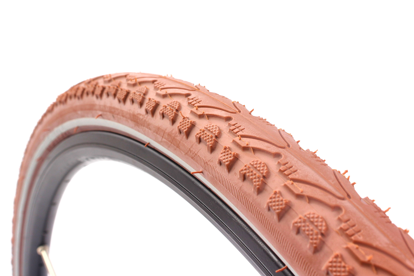 Fixie road bike tire set KENDA Khan 28 inch / 700 x 38C brown + FV inner tube