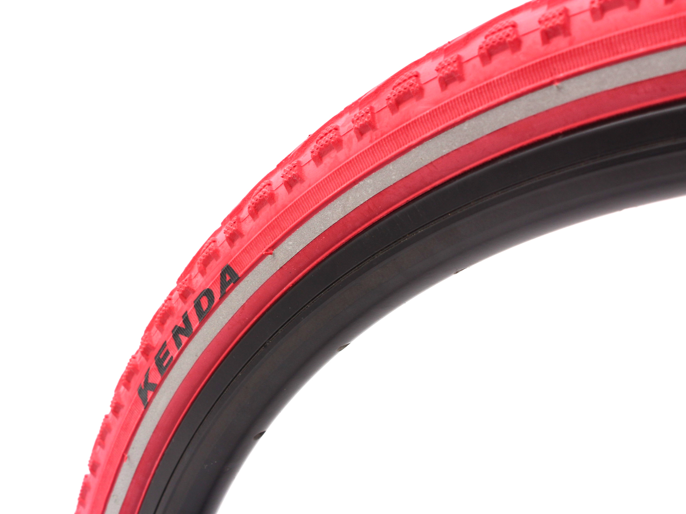 Khan Fixie road bike wire tire set KHE 700 x 38C tire red + FV inner tube