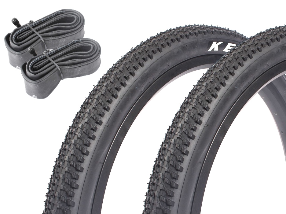 MTB tire set KENDA APTOR 24 inch x 1.95 inch + AV inner tube