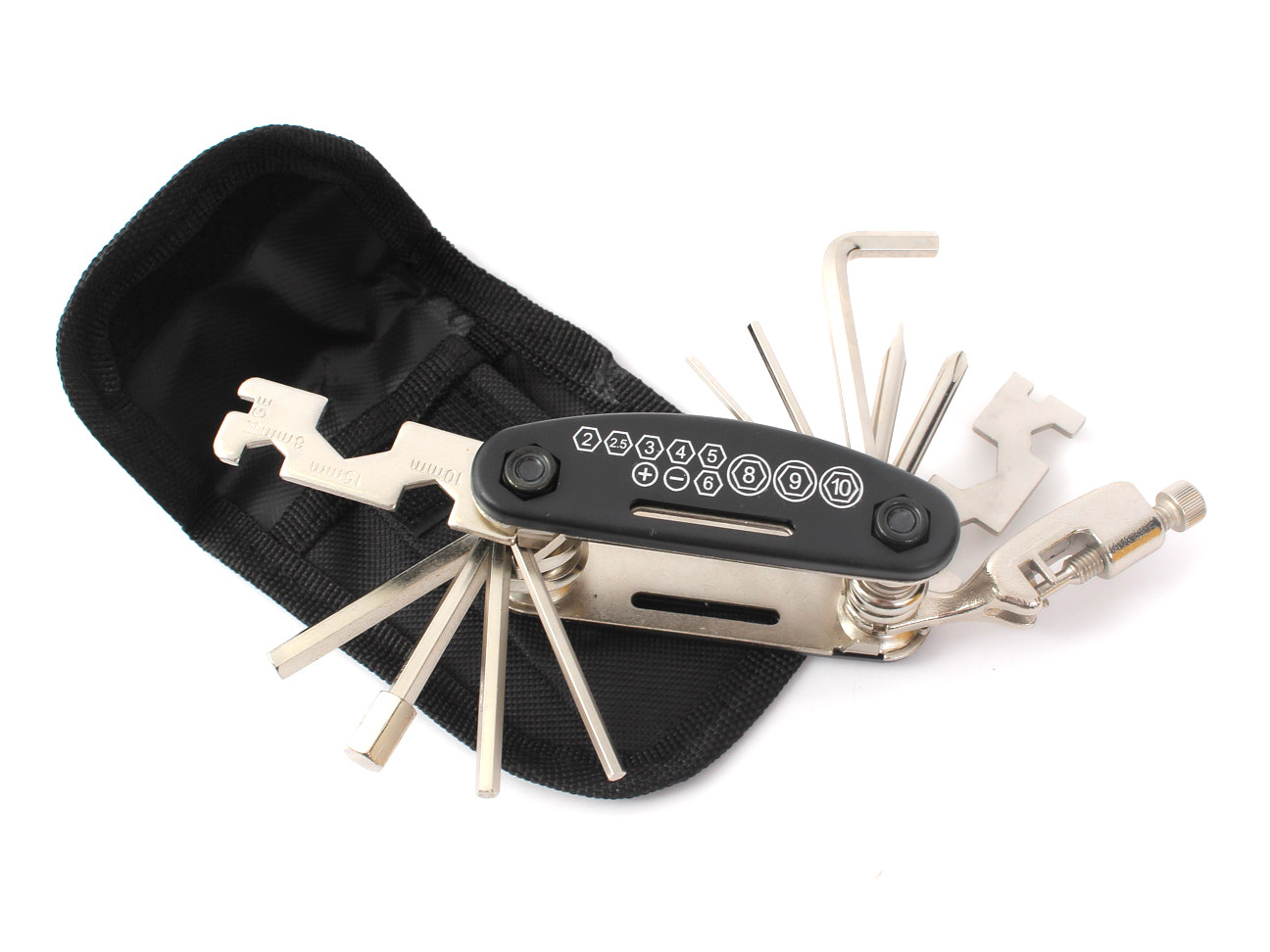 Set di attrezzi pieghevole KHE a 18 velocità