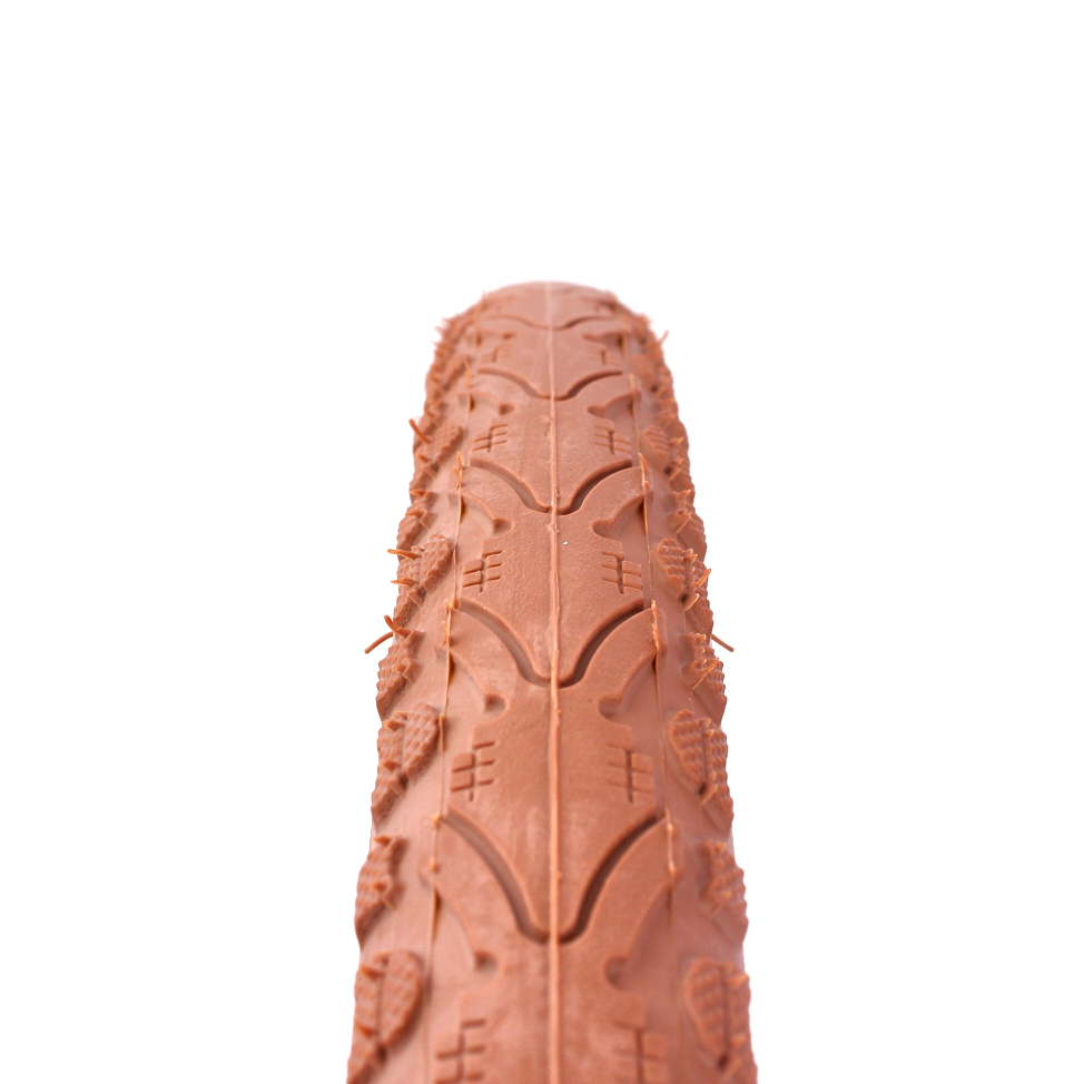 Fixie road bike tire set KENDA Khan 28 inch / 700 x 38C brown + FV inner tube