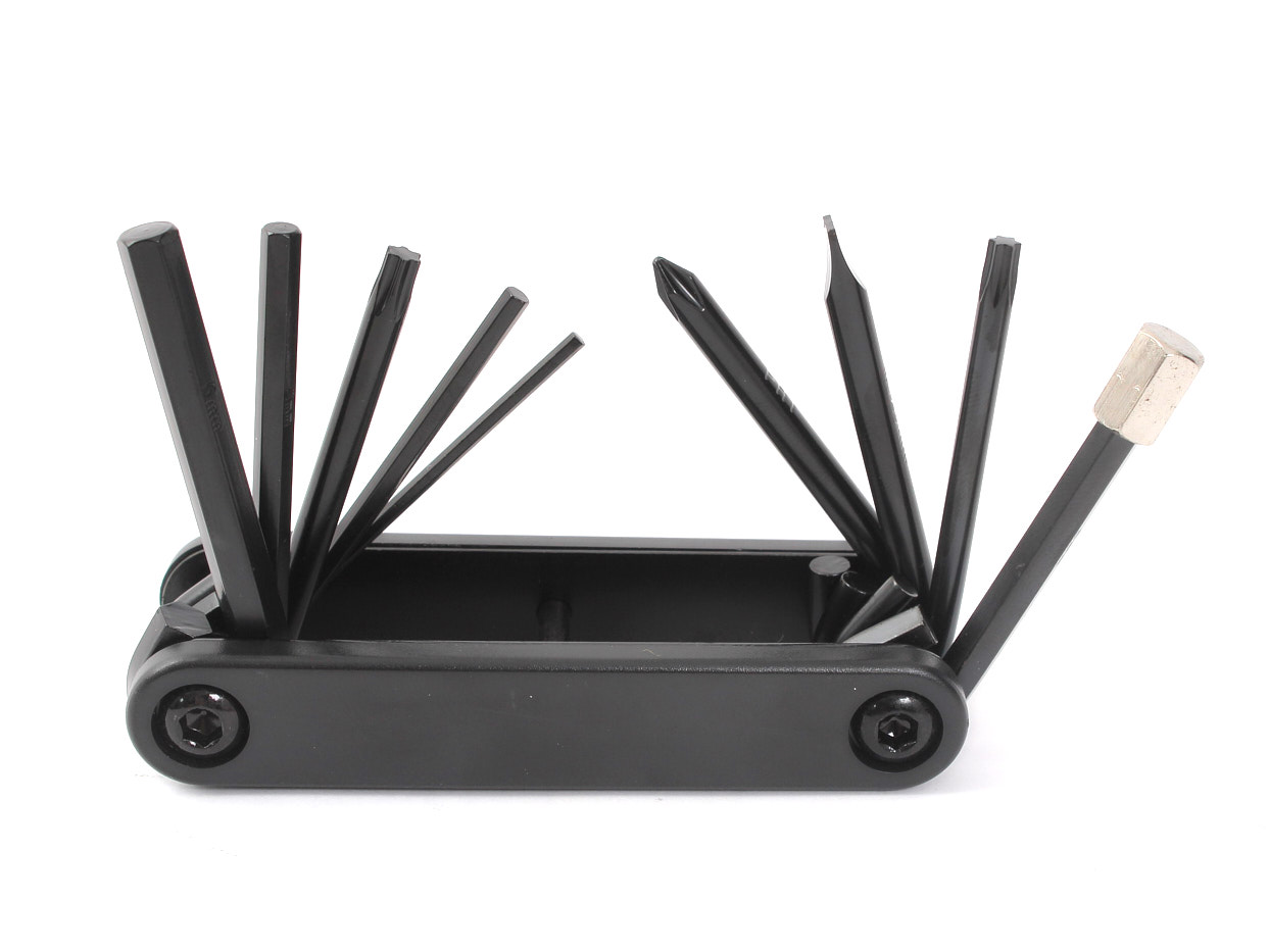 KHE Set di utensili pieghevoli 10 volte Multitool