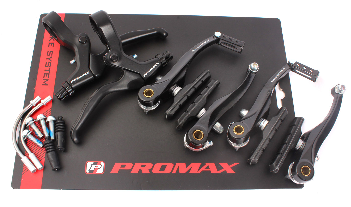 BMX V-Bremsen Set mit Bremshebel in schwarz  von PROMAX
