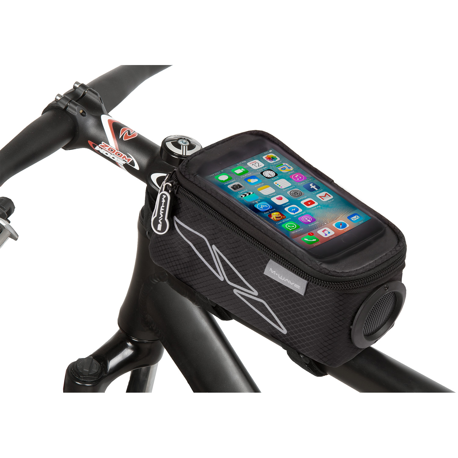 M-WAVE Rotterdam Top Sound borsa da tubo superiore nera