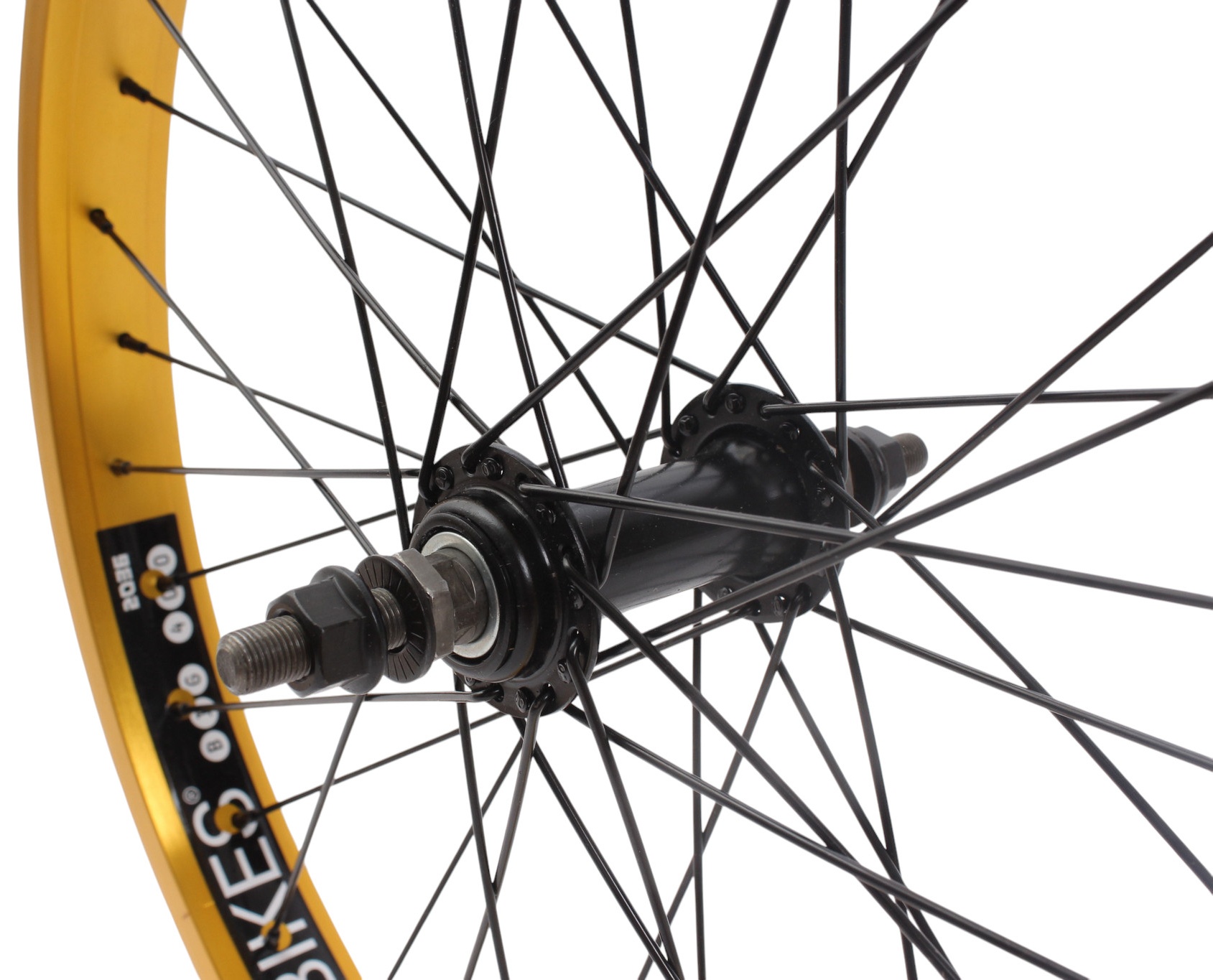 BMX front wheel KHE PRISM 20 inch gold
