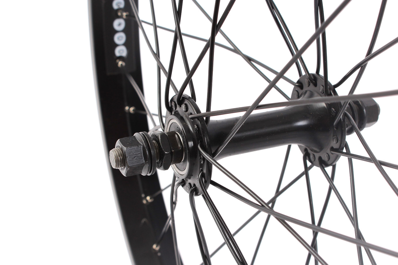 Set di ruote BMX KHE MVP BIG400 20 pollici 10mm / 14mm S/B