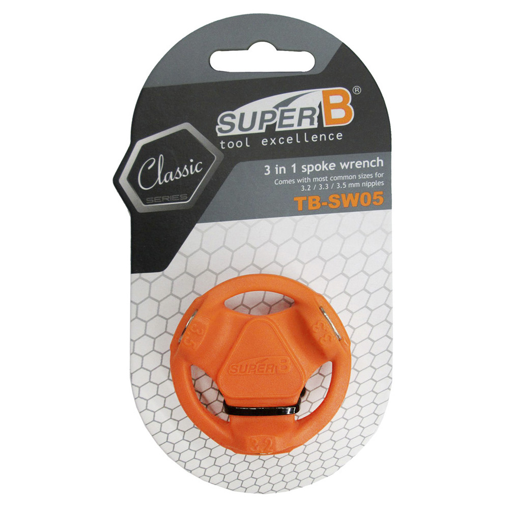 Chiave per raggi KHE SUPER B TB-SW05 3.2 / 3.3 / 3.5mm