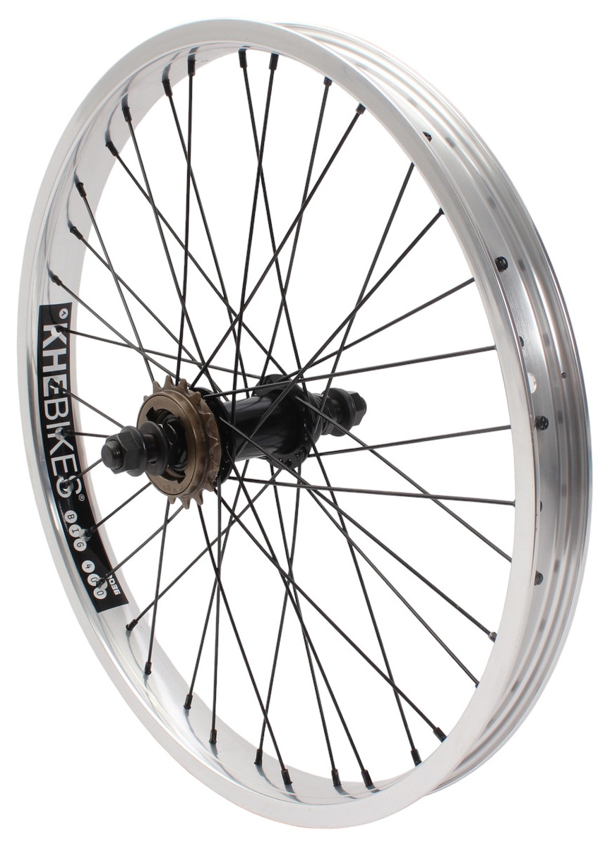 BMX rear wheel KHE PRISM 20 inch silver