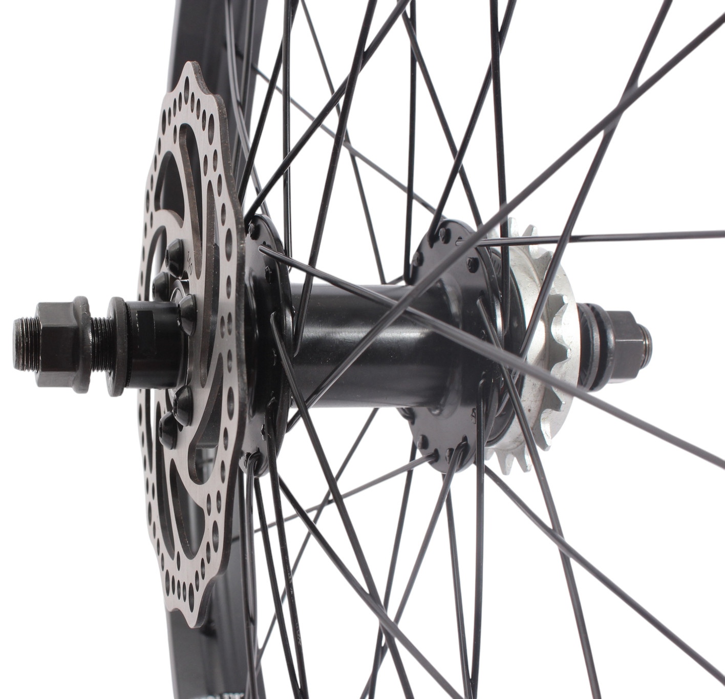 BMX rear wheel KHE Black Jack DISC 20 inch 14 mm