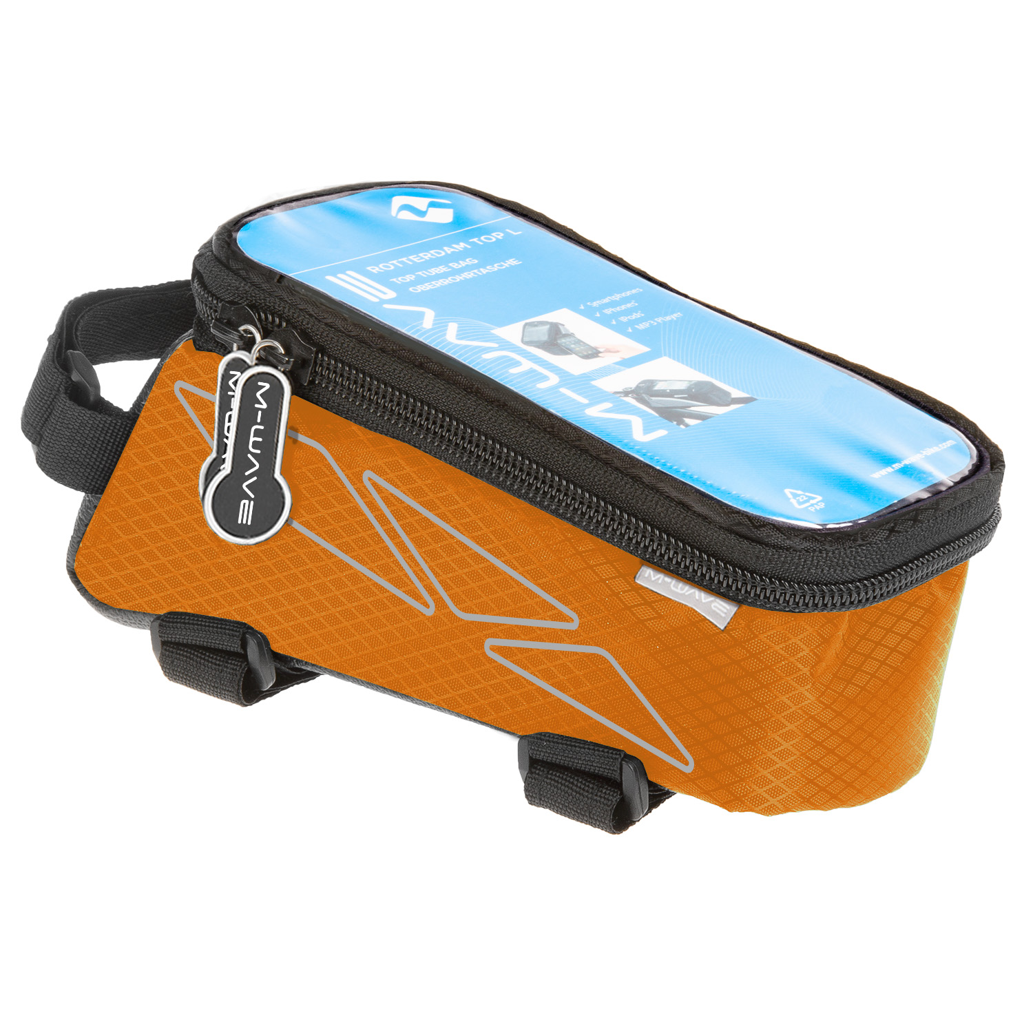 M-WAVE Rotterdam Top L top tube bag orange