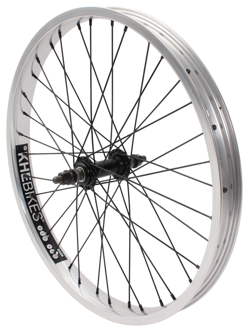 BMX front wheel KHE PRISM 20 inch silver