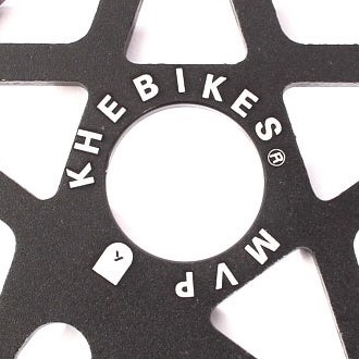 Kettenblatt Innenring mit KHEBikes MVP Gravur und 24mm Durchmesser