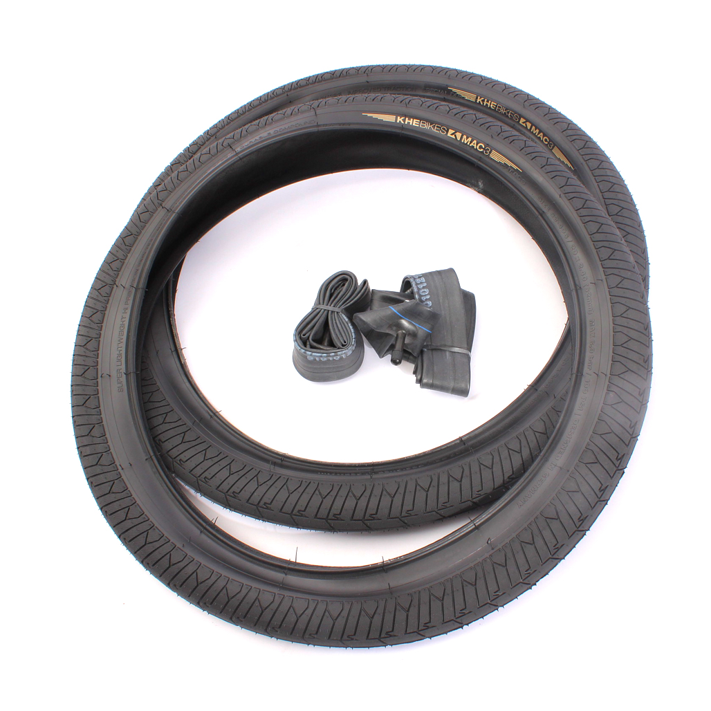 Pneumatici BMX 2x MAC3 + 2x Camera d'aria KHE Twiggy