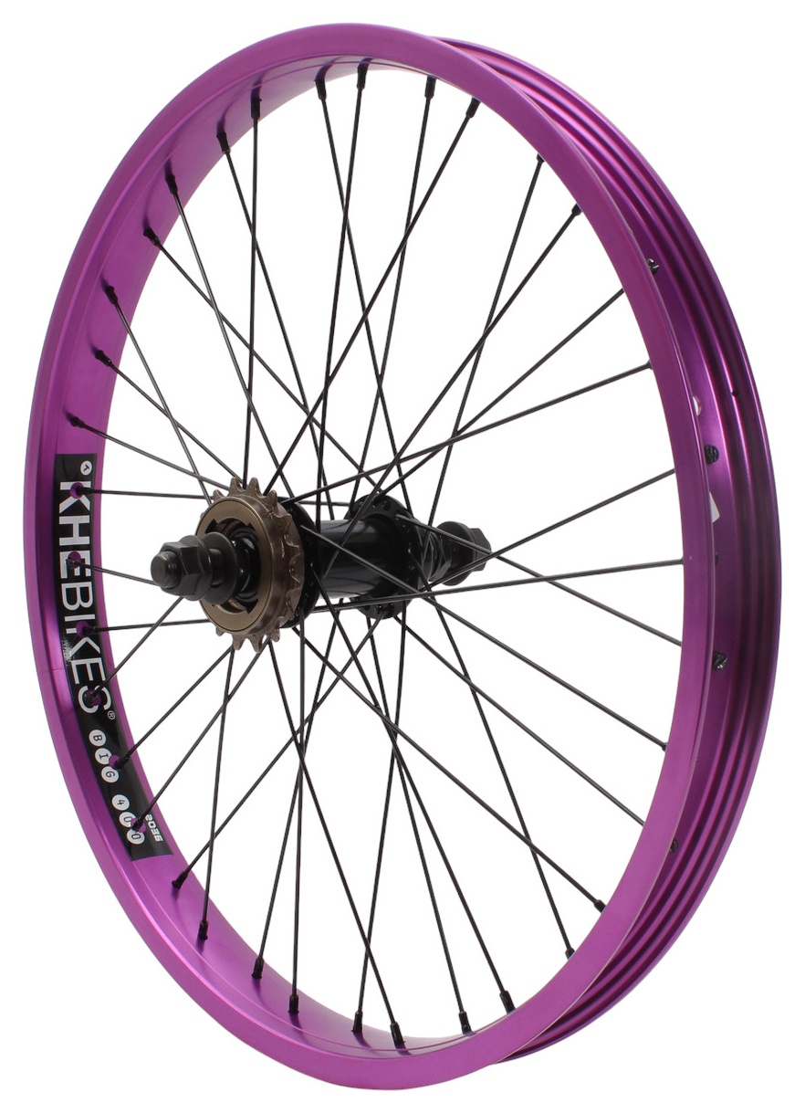 BMX rear wheel KHE PRISM 20 inch purple