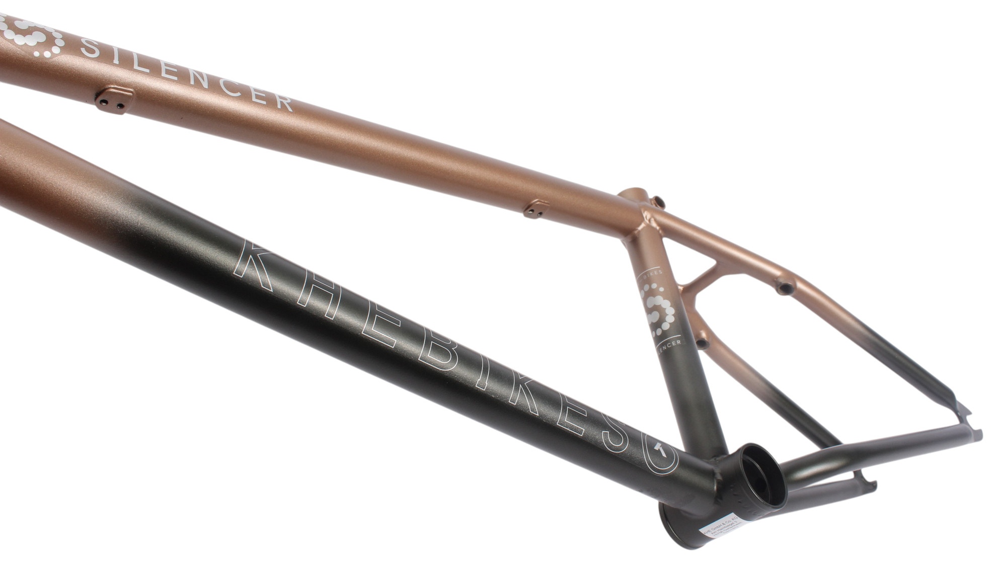 BMX frame KHE SILENCER LT butted CrMo TT 21"