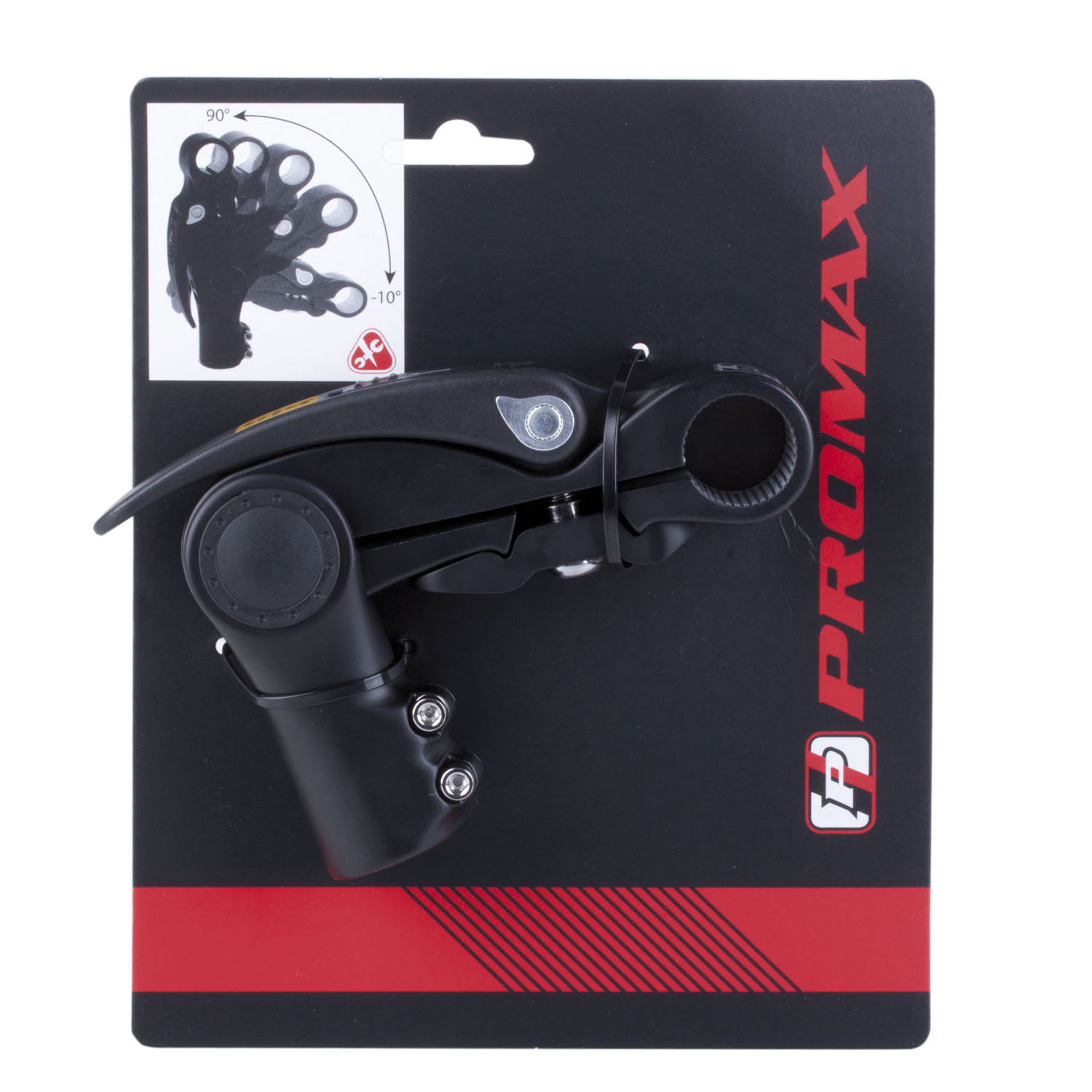 Bicycle PROMAX Ahead 1 1/8 inch stem, infinitely adjustable, 31.8mm handlebar clamp
