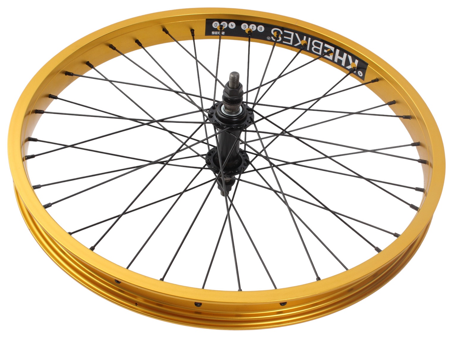 BMX front wheel KHE PRISM 20 inch gold