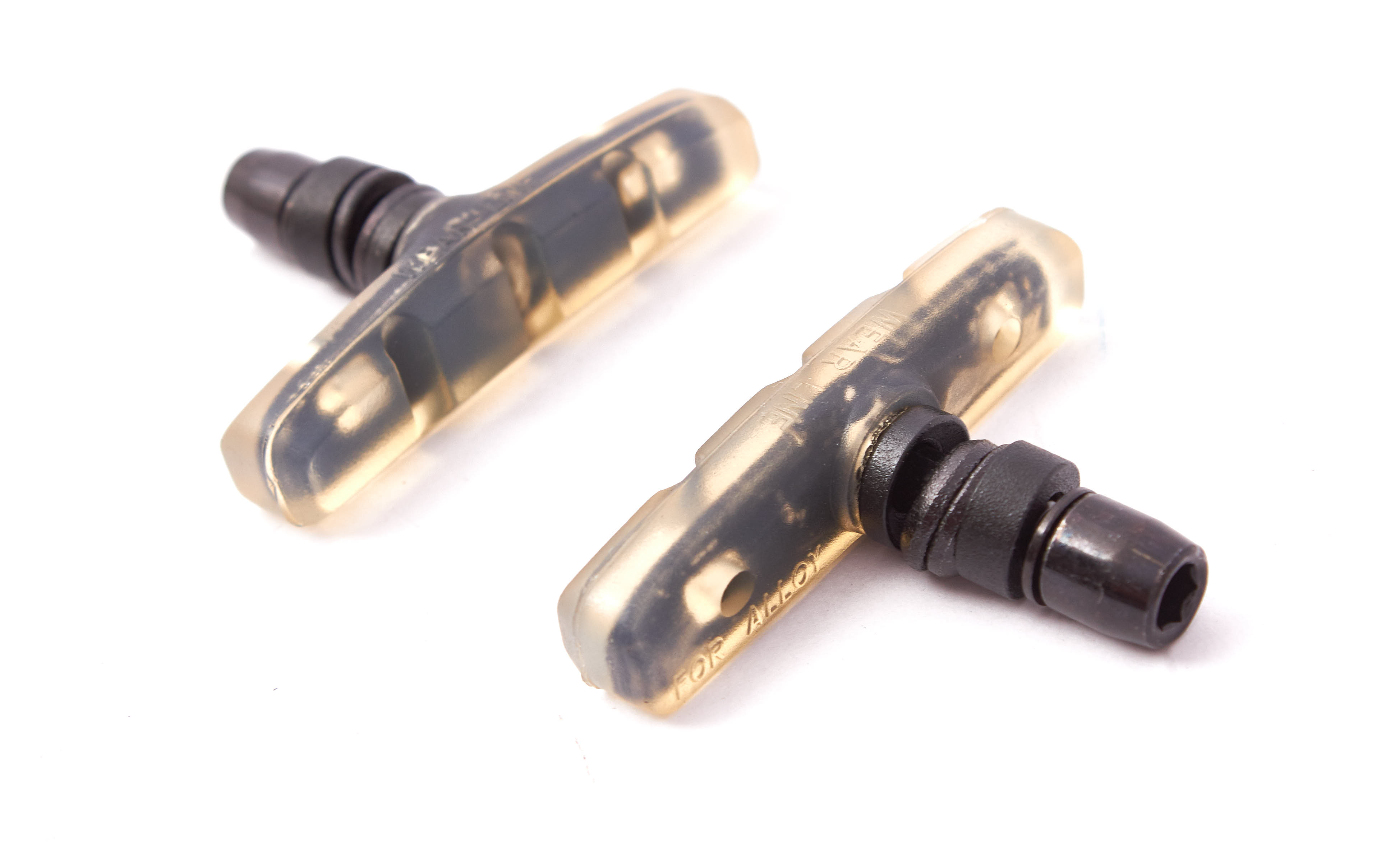 60mm BMX Bremsschuhe mit transparenten Gummi