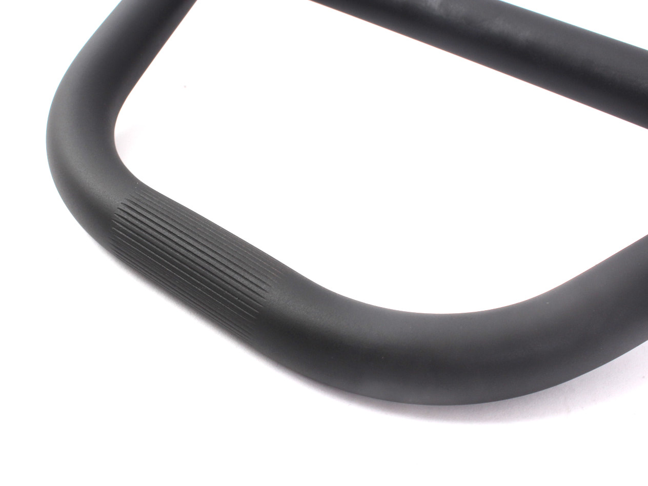 Manubrio BMX Alluminio KHE 7,8" Nero 440g 640mm 6061 T6 22,2mm