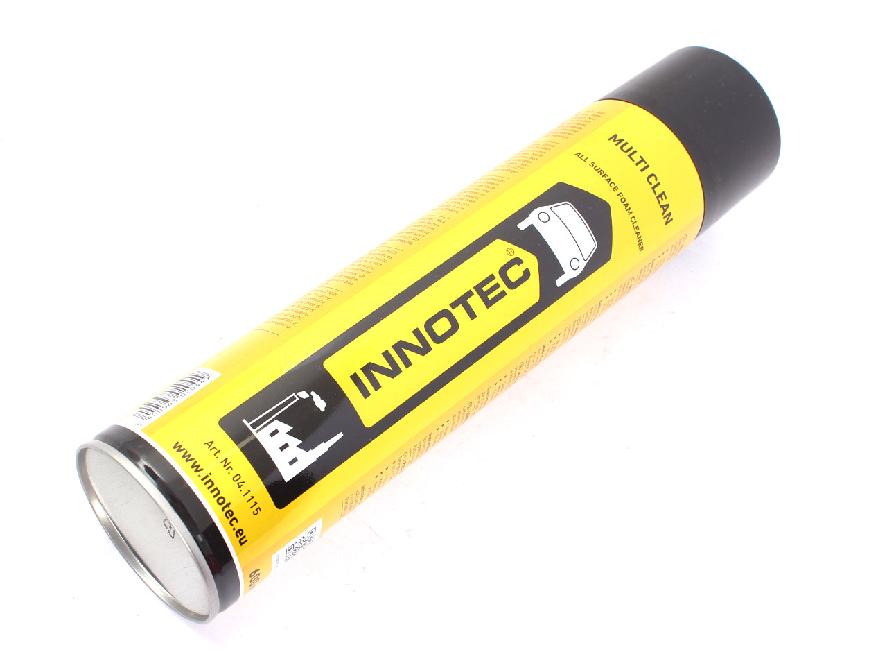 Multi Clean Reinigungsmittel in gelb, schwarzer Dose