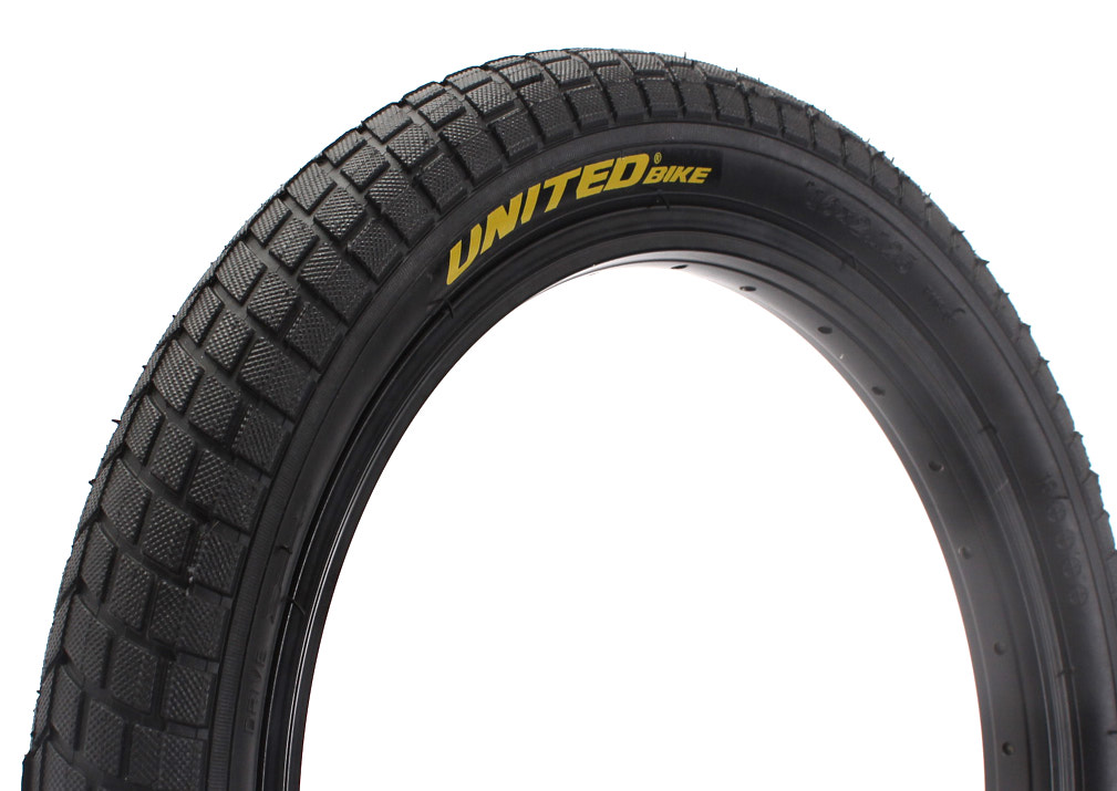 16 Zoll BMX Reifen KHE x United in Schwarz 16 Zoll BMX Reifen KHE x United in Schwarz