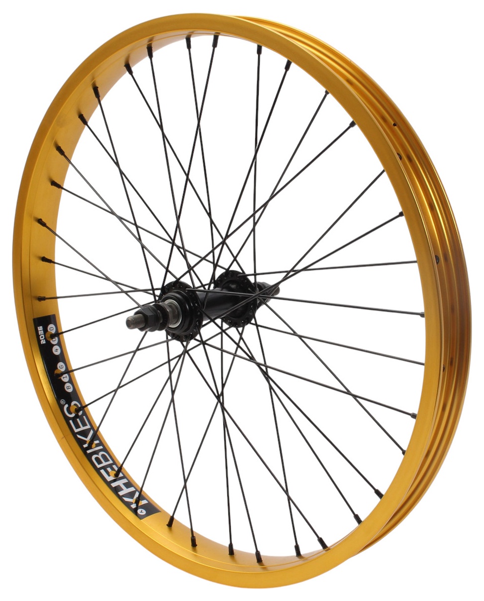 BMX front wheel KHE PRISM 20 inch gold