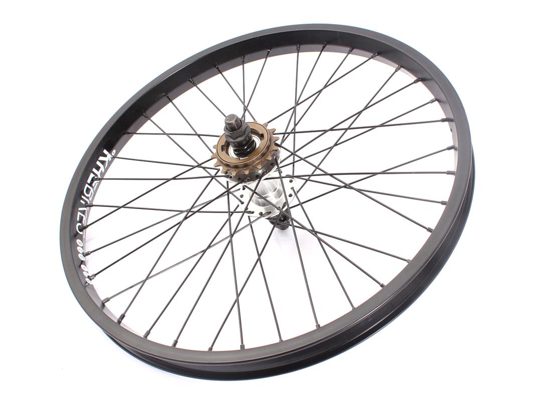 BMX rear wheel KHE BARCODE 20 inch 14mm