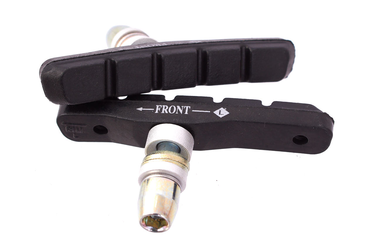 BMX Bremsschuhe aus schwarzem Gummi 