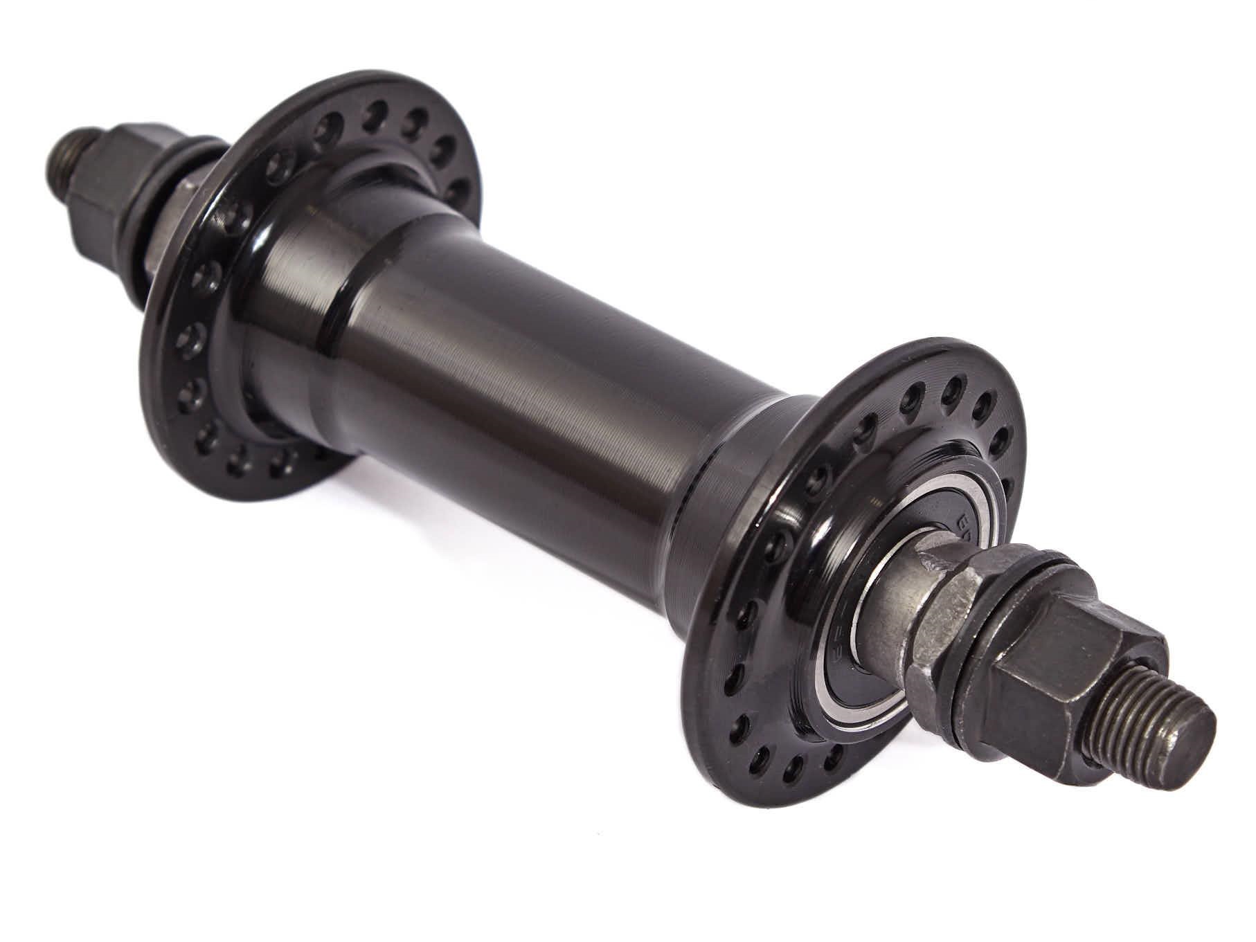Schwarze BMX Vorderradnabe von ACME