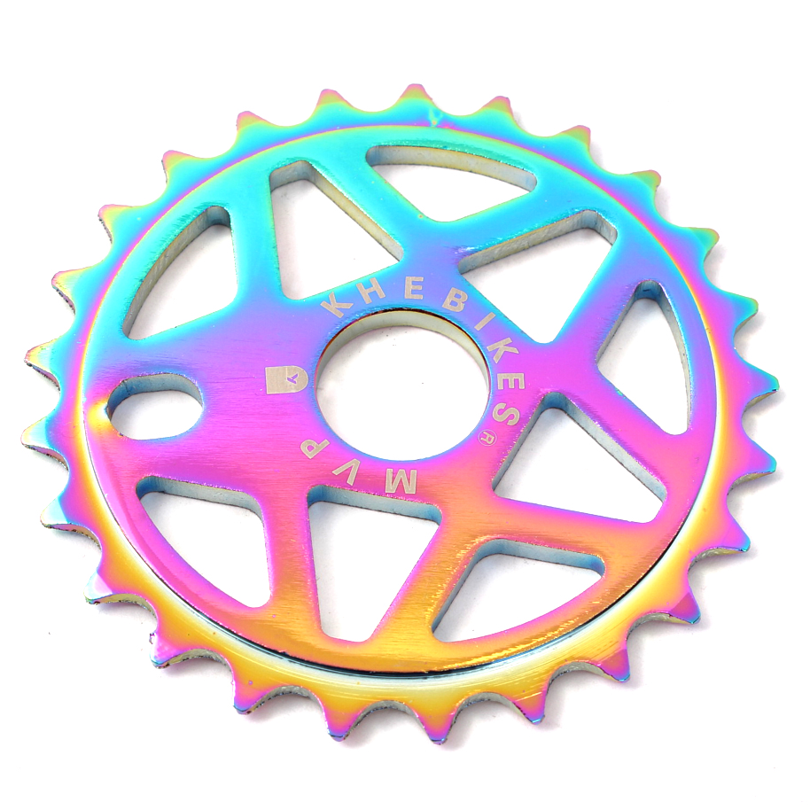 BMX Kettenblatt von MVP in Oil Slick Farbe