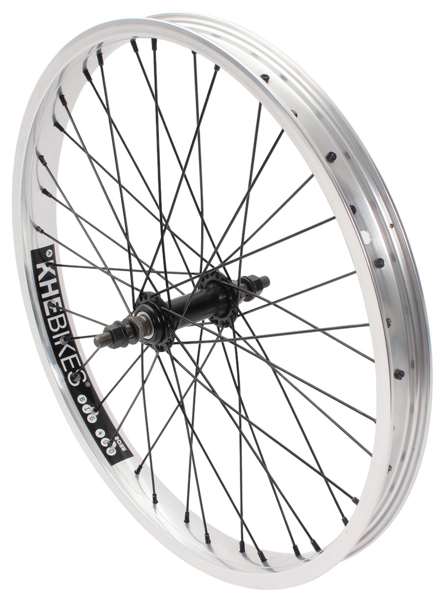 BMX front wheel KHE PRISM 20 inch silver