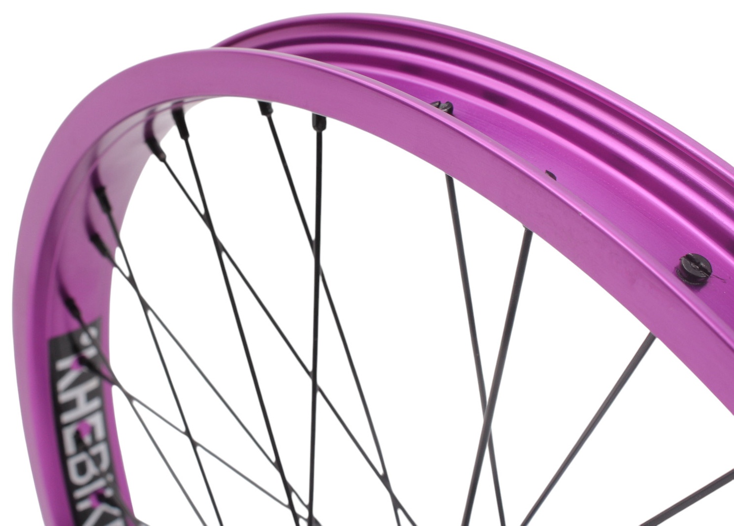 BMX rear wheel KHE PRISM 20 inch purple