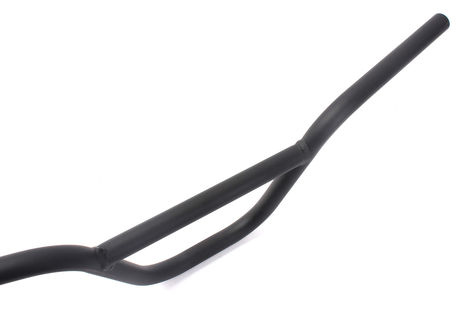 Manubrio BMX Alluminio KHE 7,8" Nero 440g 640mm 6061 T6 22,2mm