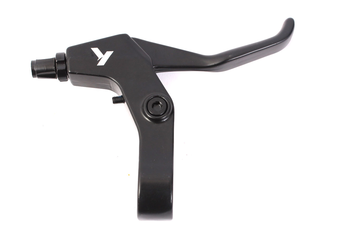 BMX V-Bremshebel rechts in schwarz mit weißem K Logo