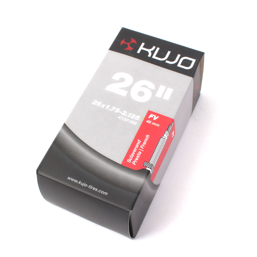 Camera d'aria per bicicletta KUJO 26 x 1,75-2,125 pollici FV