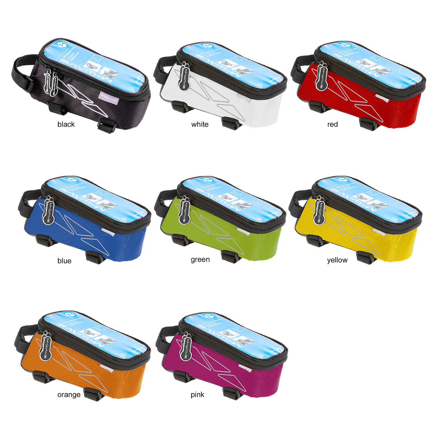 M-WAVE Rotterdam Top L borsa da telaio verde
