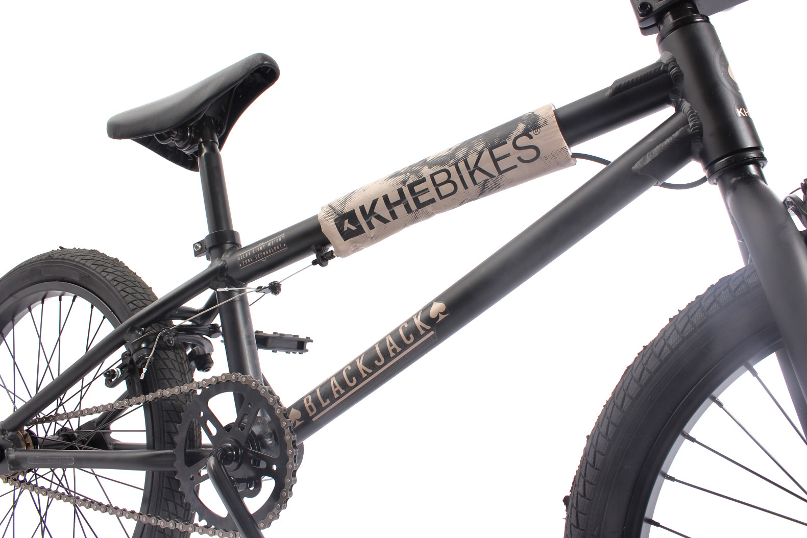 B-biciclette BMX N1: Bici BMX allu KHE BLACK JACK 20 pollici 10,2kg