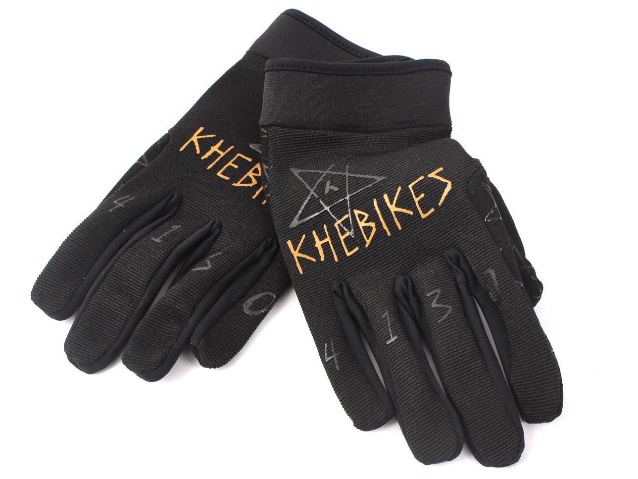 BMX Handschuhe von KHE in Schwarz, Orange BMX Handschuhe von KHE in Schwarz, Orange