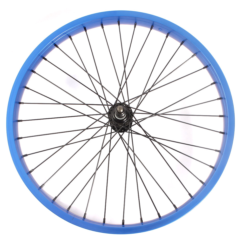 BMX Vorderrad in Blau mit 36 Speichen