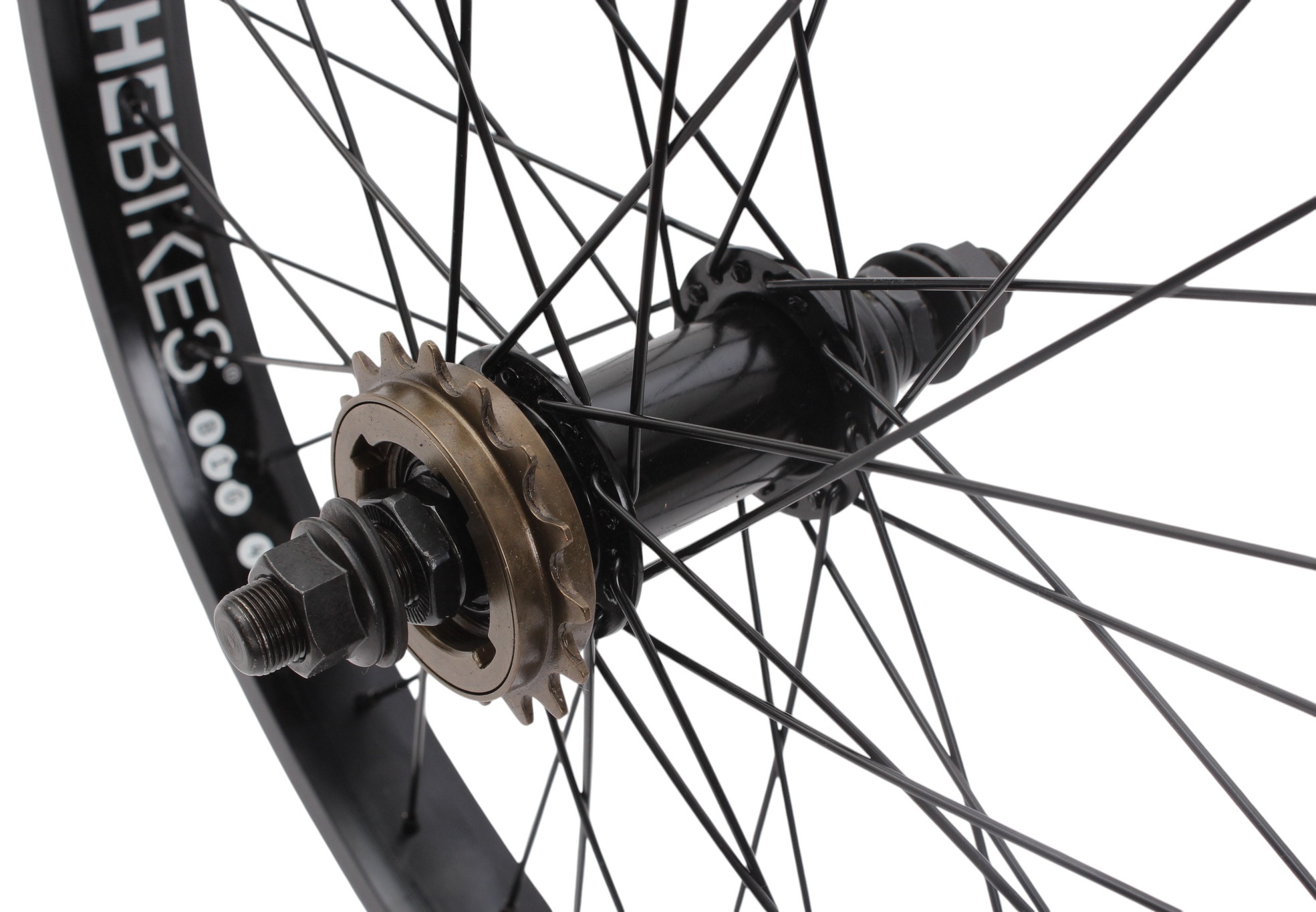 BMX rear wheel KHE PRISM 20 inch black